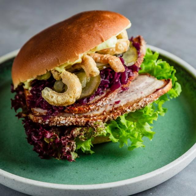Lækker fast food på messen
